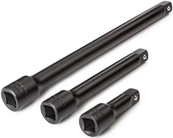 TEKTON 1/2 In. Drive Impact Extension Set, 3-Piece (3,6, 10 In.)