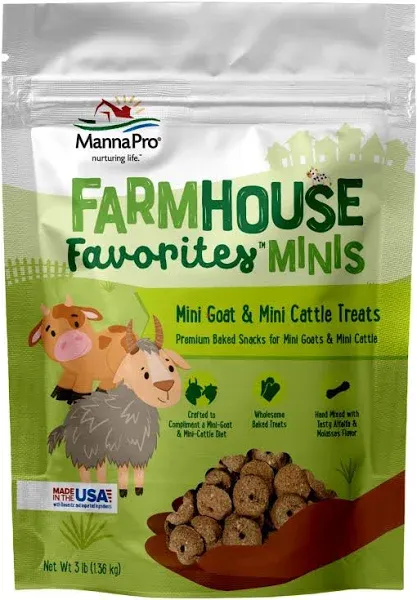 Farmhouse Favorites Mini Goat & Mini Cattle Treats