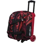 KR Strikeforce Cruiser Scratch Double Roller Red Bowling Bag