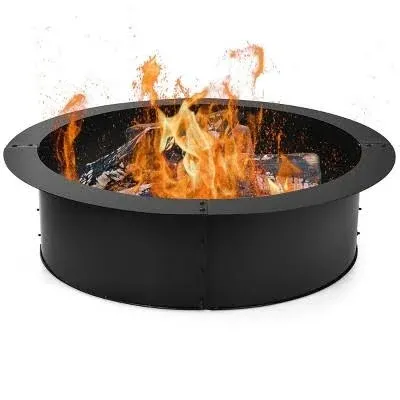 36 Inch Round Steel Fire Pit Ring Liner