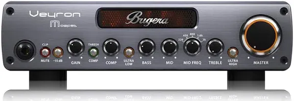 Bugera Veyron MOSFET BV1001M Ultra-Compact 2,000W Bass Amplifier with Preamp