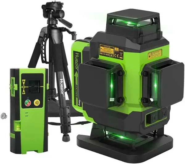 "Huepar 16-Line 4D Auto Self-leveling Laser Level LS04CG