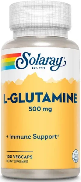 Solaray L-Glutamine 500mg 50cp