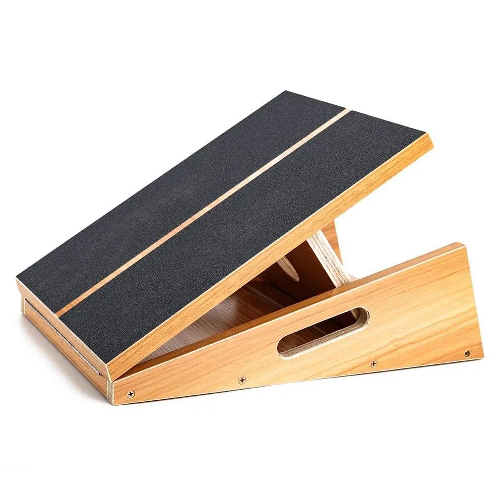 StrongTek Professional Wooden Slant Board, Adjustable Incline Board, and Calf ...