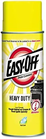 EASY-OFF 87979CT Heavy Duty Oven Cleaner, Fresh Scent, Foam, 14.5 oz Aerosol, 12/Carton