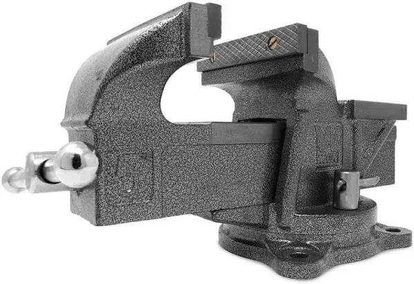 WEN Bench Vise, 3-Inch, Cast Iron with Swivel Base (BV453)