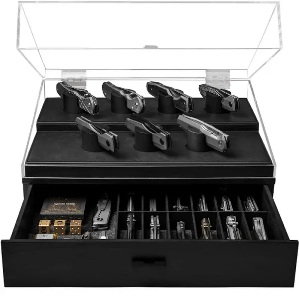 The Armory Pro Premium Pocket Knife Display Case