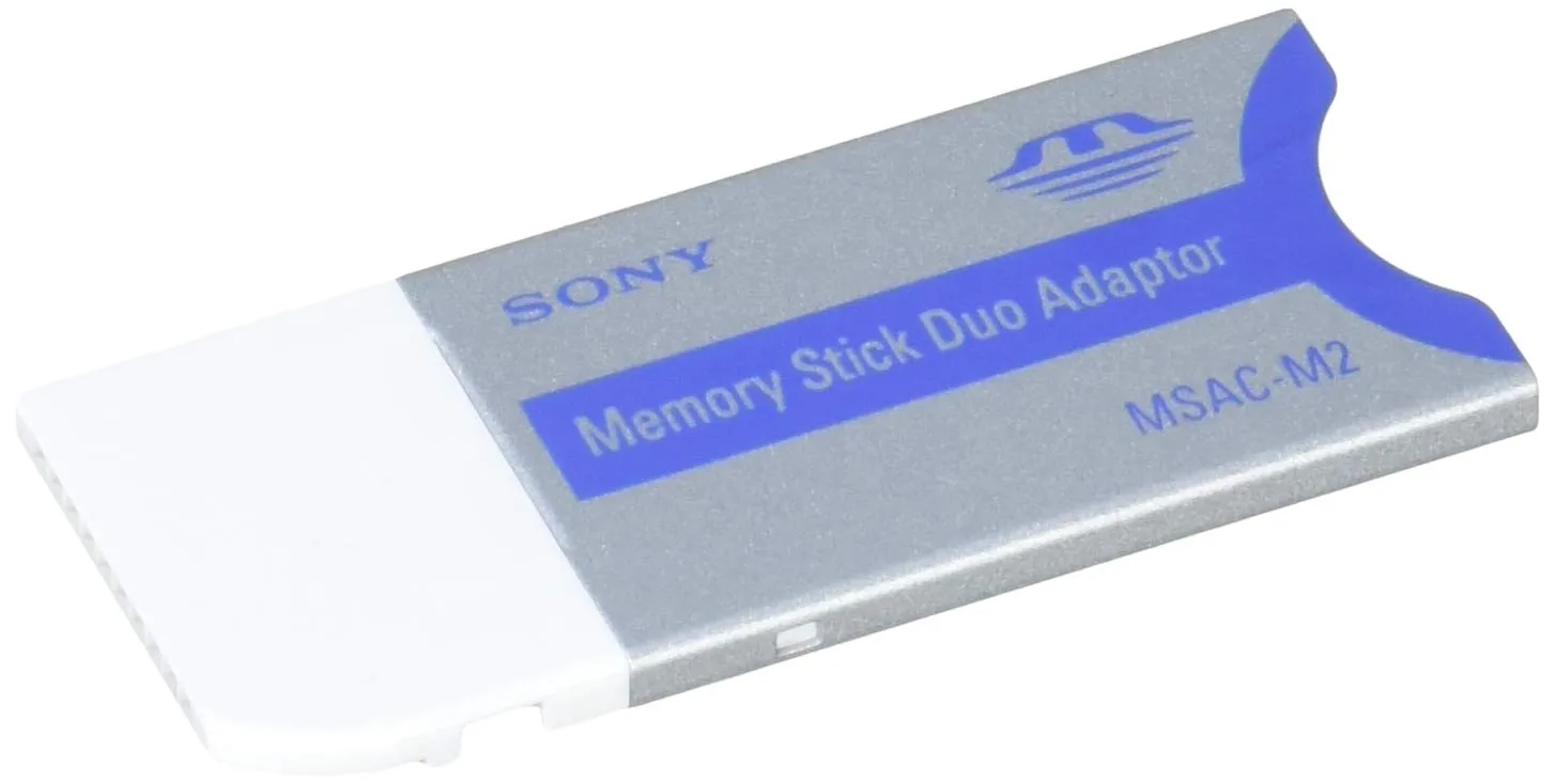 Set of 2 - Sony Memory Stick Duo Adaptors MSAC-M2