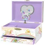 Musical Unicorn Jewelry Box for Girls - Kids Jewelry Box with Spinning Unicorn, 