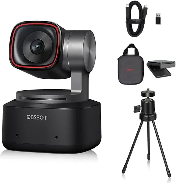 OBSBOT Tiny 2 AI Powered PTZ 4K Webcam