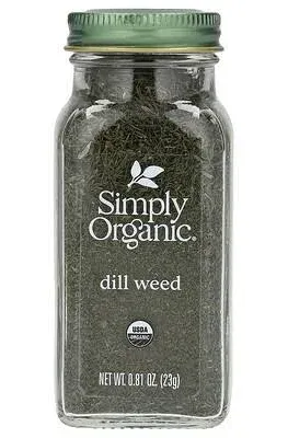 Simply Organic Dill Weed, Cut & Sifted, Certified Organic | 0.81 oz | Pack of 2 | Anethum graveolens L.