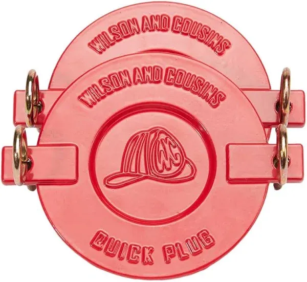 FDC Connection - Fire Department Connection Caps - Red Fire Sprinkler Covers - F