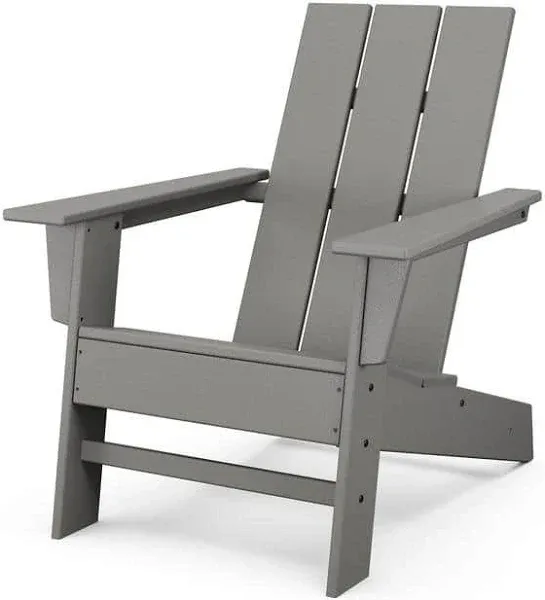 POLYWOOD Grant Park Modern Plastic Adirondack Chair Outdoor