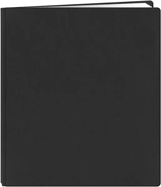 Pioneer Memory Book, 12x15&#034; Deluxe E-Z Load Scrapbook 10 Pages  Inserts, Black