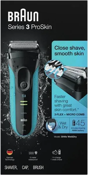 Braun Series 3 Proskin Wet & Dry Shaver (0.95 lbs)