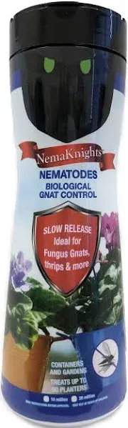 NemaKnights Nematodes Slow-Release Biological Gnat Control