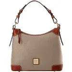 Dooney & Bourke Women's Pebble Grain Small Hobo Bag in Taupe