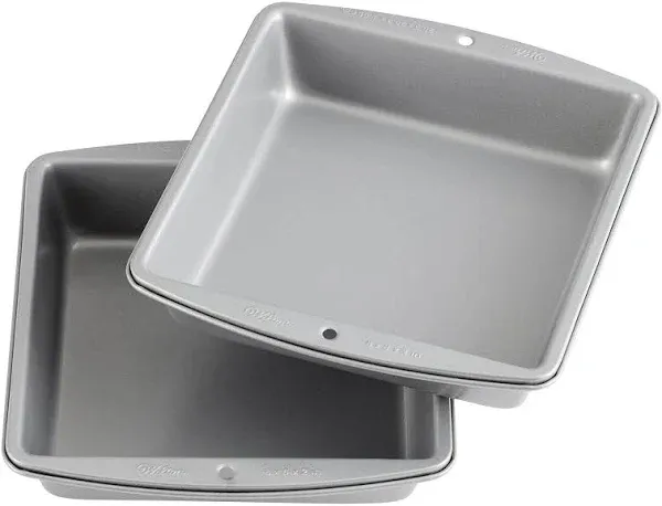 Wilton Recipe Right Square Non-Stick Cake Pan Multipack