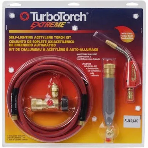 TurboTorch 0386-0834 PL-8ADLX-MC Torch Kit Swirl for MC tank, Air Acetylene