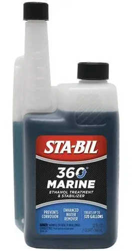 STA-BIL 360 Marine 32oz - Ethanol Treatment &amp; Fuel System Cleaner - Boat Jet Ski