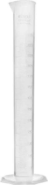 Graduated Cylinder, 250mL - Class B Tolerance - Octagonal Base - Polypropylen..<wbr/>.