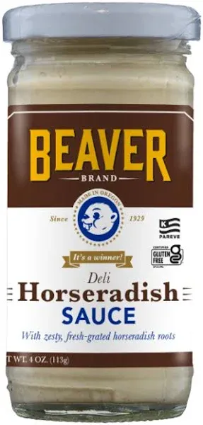 Beaver Deli Horseradish Sauce, 12 Oz Squeeze Bottle