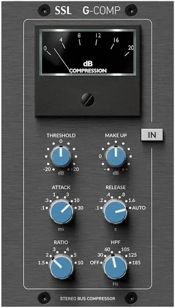 SSL G Comp 500 Series Stereo Bus Compressor Processor