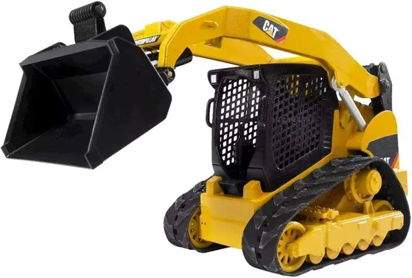 Bruder Toys - Construction Realistic CAT Compact Track Loader with Adjustable an