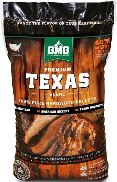 GMG Premium Texas Blend Wood Grilling Pellets