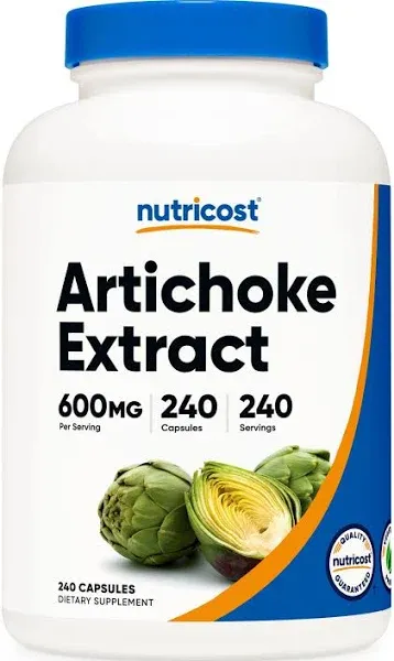 Nutricost Artichoke Extract (600mg) 240 Capsules