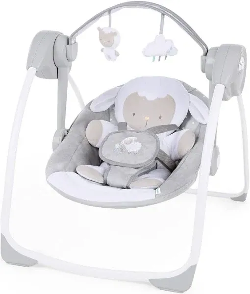 Ingenuity Comfort 2 Go Portable Swing - Cuddle Lamb