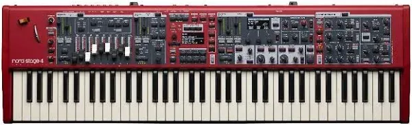 Nord Stage 4 HA73 Hammer Action 73-Key Digital Piano 2023 - Present - Red | Reverb