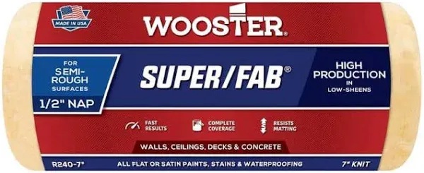 Wooster Brush Company Super/Fab High Capacity Roller Cover