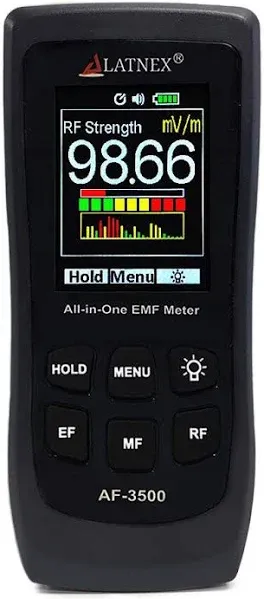 All-in-One EMF Meter AF-3500 Protective Aluminum Carrying Case