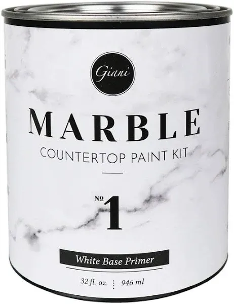 Giani Carrara White Marble Countertop Paint Step 1