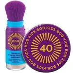 BOB KIDS SPF 30 Brush On Mineral Powder Sunscreen, Broad Spectrum Protection, Water Resistant 80 Mins, Fragrance Free, Easy to Apply for Kids & Babies, Mfg in USA, 2-Pack