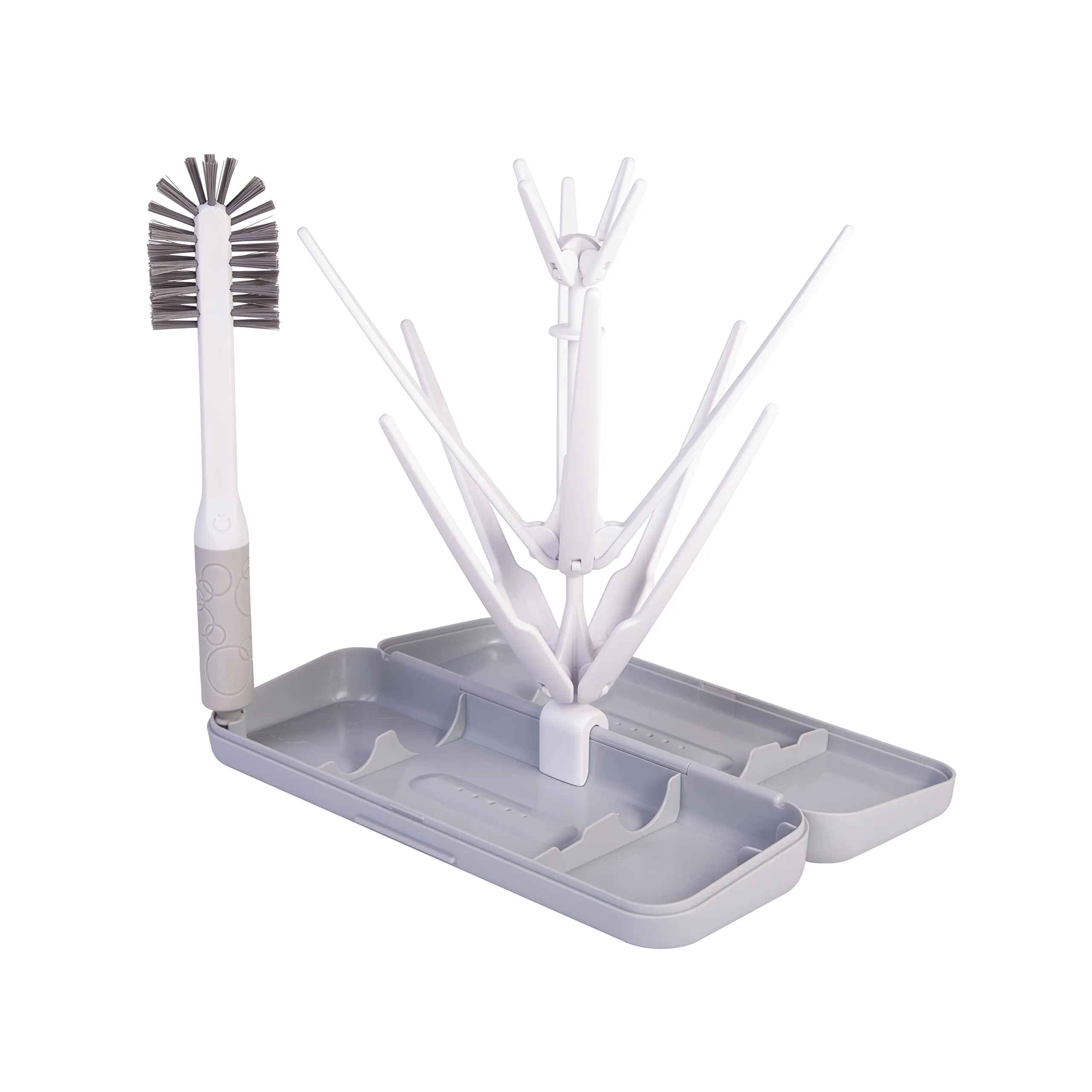 UBBI On-The-Go Drying Rack and Brush Set