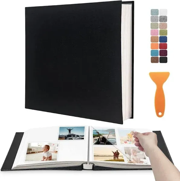 Photo Album 4x6 with 100 Pockets,Slip-i<wbr/>n Picture Albums,Linen Cover Memory Book