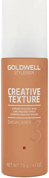 Goldwell StyleSign Creative Texture Showcaser Strong Mousse Wax 4.3 oz