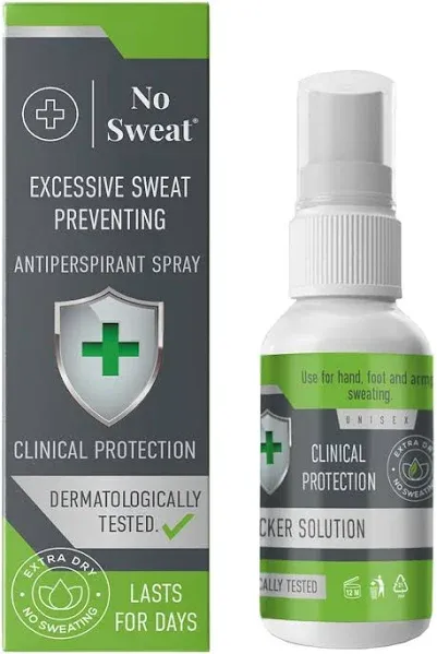 Maximum Strength Antiperspirant Spray Strong Deodorant for Excessive Sweating...