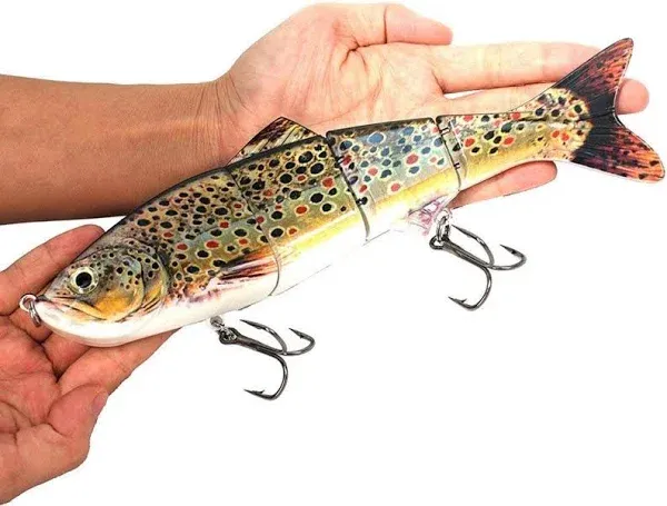 Sfeexun Lifelike 4 Giant Sinking Fishing Bass Lures