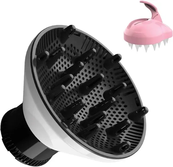 Universal Hair Diffuser, Adjustable Dryer Attachment for Curly and Wavy Hair