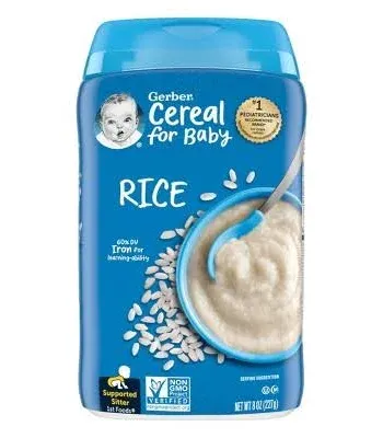 Gerber Baby Cereal Rice