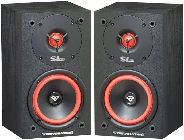 Cerwin-Vega SL-5M 5.25" 2-Way Bookshelf Speakers (Pair)