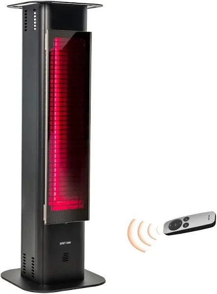 EAST OAK Patio Heater 1500W Infrared Electric Heater Portable - Scratch &amp; Dent