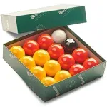 Aramith Premier Red-Yellow 2 Pool Balls with 1 7/8 White