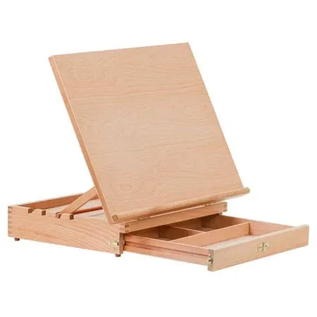 US Art Supply Adjustable Wooden Artist Drawing and Sketching Board