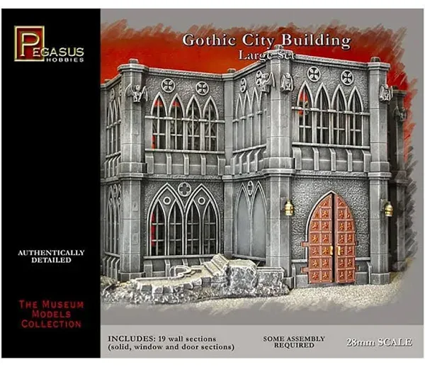 Pegasus Hobbies Gothic City Building Large Set