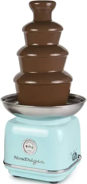 Nostalgia Classic Retro 4-Tier Chocolate Fondue Fountain