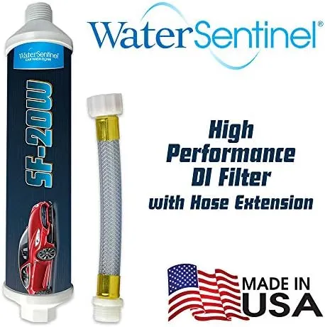 WaterSentinel SF-20W Spotless Car Wash Inline Deionized Water Garden Hose